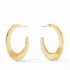 Julie Vos Earrings | Accessories | The Small Luna Hoops in