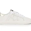 Vintage Havana Sneakers | The Star Lace Sneaker With Metallic Stitch in White