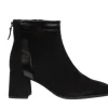 Regarde Le Ciel Boots & Booties | The Suede & Leather Back Zip Bootie in