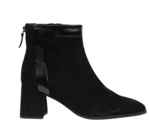 Regarde Le Ciel Boots & Booties | The Suede & Leather Back Zip Bootie in