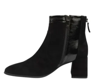 Regarde Le Ciel Boots & Booties | The Suede & Leather Back Zip Bootie in