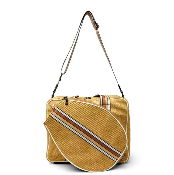 Think Royln Totes | The Tennis Tote in Dune Raffia