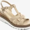 Vaneli Sandals | The T-Strap Cork Wedge with Sport Bottom in