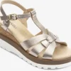 Vaneli Sandals | The T-Strap Cork Wedge with Sport Bottom in