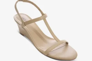 Vaneli Sandals | The T-Strap Perfect Wedge Sandal in Taupe