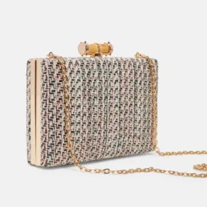 Dolce Vita Clutches | Accessories | The Tweed Clutch in Black Multi