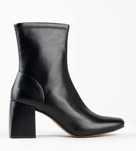 Silent D Boots & Booties | The Vegan Stretch Ankle Bootie in