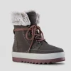 Cougar Boots & Booties | The Waterproof Fur Collar Lace Snow Boot in