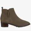 Blondo Boots & Booties | The Waterproof Side Zip Ankle Bootie in Dark Taupe