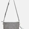 Ilse Jacobsen Cross-Bodies | The Woven Crossbody in Gun Metal