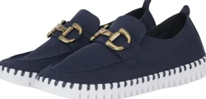 Isle Jacobsen Loafers & Loafer Mules | Tulip 3874 - The Bit Loafer in Dk Indigo